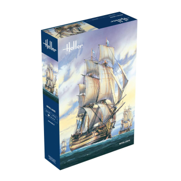 KIT PARA MONTAR HELLER VELEIRO ROYAL LOUIS 1/200 648 PEÇAS HLR 80892